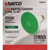 Satco 100W Equivalent PAR38 Medium Base Green LED Light Bulb S29481 560460