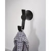 Moen Mikah Matte Black Single Robe Hook Y0703BL 423230