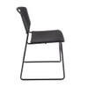 Cain Cain Square Table & Chair Set, Wood, Metal, Polypropylene Top TB3030MH44BK