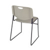 Kee Square Table & Chair Set, Wood, Metal, Polypropylene Top  TB3030MHBPBK44GY