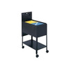 Safco Mobile Tub File,w/Lock,Letter,Black 5362BL