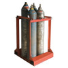Manufacturer Varies Gas Cylinder Rack,Capacity 4 Cylinders 39J512