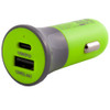 Mobilespec Hi-Vis Dual Port 30W Dc Charger, Yellow MBSHVDC01