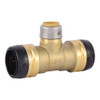 Sharkbite Tee, Brass, Push-Fit15-8", 3-4", 11-4" UXL08353522