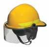 Bullard Fire Helmet, Thermoplastic, 6 pt Ratchet, Yellow, Fits Hat Size 6-1/2 to 8 PXSYL