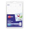 Avery Dennison Label,1",Round,White,PK600 05410