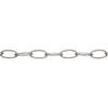 Campbell #10 40 Ft. Brushed Nickel Finished Metal Craft Chain 0722010