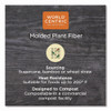 Fiber Containers, 8.7 x 6.5 x 2.1, Natural, Paper, without lid,400PK  CT-SC-U2-LFP