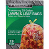 Steelcoat 39 Gal. Clear Lawn & Leaf Drawstring Trash Bag (28-Count) FG-P9921-57-P 624109