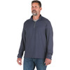 Berne Men's Medium Navy Midweight UPF Quarter-Zip Shirt SH14NVR400