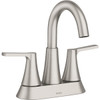 Moen Mikah 2-Handle High Arc Bathroom Faucet, Spot Resist Brushed Nickel