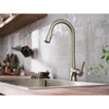 Moen Mikah Spot Resist Stainless One-Handle High Arc Pulldown Kitchen Faucet 87069SRS 483844