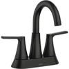 Moen Mikah 2-Handle High Arc Bathroom Faucet, Matte Black 84311BL