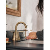 Moen Mikah 2-Handle High Arc Bathroom Faucet, Bronzed Gold 84311BZG 489205