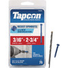 Tapcon 3/16 In. x 2-3/4 In. Hex Washer Concrete Screw Anchor (75-Count) 24310