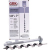GRK AugerBolt 1-2 In. x 7 In. Galvanized Hex Through Bolt (24-Count) 81272 239252