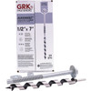 GRK AugerBolt 1-2 In. x 7 In. Galvanized Hex Through Bolt (24-Count) 81272 239252