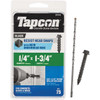 Tapcon 75ct 1/4x1.75 Bk Hh Scrw 24343