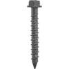 Tapcon 1-4 In. x 1-3-4 In. Hex Washer Head Black Concrete Screw Anchor (75 Ct.) 24343 223511
