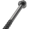 Tapcon 1-4 In. x 3-1-4 In. Hex Washer Head Black Concrete Screw Anchor (75 Ct.) 24394 226450