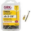 GRK #8 x 3-1/8 In. Star Drive Steel Trim Screw (100-Count) 119734