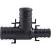 SharkBite PEX-B 3-4 In. x 1-2 In. x 3-4 In. Poly Alloy Barb Tee (5-Pack) UP444A5 485218