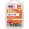 GRK #8 x 2-1-2 In. Star Drive White Cabinet Screw (80-Count) 120660 211395