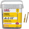 GRK #8 x 2-1/2 In. Star Drive Steel Trim Screw (605-Count) 16730