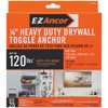 E-Z Ancor 3/16 In. Heavy Duty Pull Toggle Drywall Anchor (25-Pack) 25731