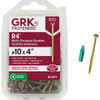 GRK R4 #10 x 4 In. Star Drive Multi-Purpose Wood Screw (50-Count) 103141