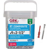 GRK RT #9 x 2-1/2 In. Star Drive Stainless Steel Composite Screw (365 Ct.) 36101