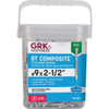 GRK RT #9 x 2-1-2 In. Star Drive Stainless Steel Composite Screw (365-Count) 36101 253759