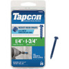 Tapcon 1/4 In. x 1-3/4 In. Hex Washer Head Concrete Screw Anchors (25-Count)