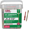 GRK RT #9 x 2-1/2 In. Star Drive Composite Screw (408 Ct.) 16101