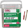 GRK RT #9 x 2-1/2 In. Star Drive Composite Screw (408-Count) 16101
