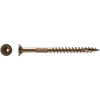 Big Timber #10 x 3 In. Yellow Zinc Star Drive Flat Head Wood Screw, Bulk