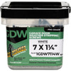Big Timber #7 x 1-1/4 In. Star Drive Weather Stripping White Wood Screw (1 Lb.)