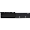 18x16x96 in Black Diamond Tread Aluminum Topsider Truck Box with Flip-Up Doors  1721770