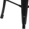 24" High Backless Black Metal Counter Height Stool  CH-31320-24-BK-GG