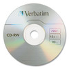 Verbatim CD-RW Disc, 700MB-80min, 4X-12X, Spndl, PK25 VER95155