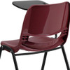 Flash Furniture Burgundy Tablet Arm Chair,PK5 5-RUT-EO1-BY-RTAB-GG
