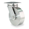 Hamilton Plate Caster,Swivel,Poly,8 in.,1500 lb.,B S-WHS-8UYSB