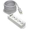 Outlet Strip, Hospital Grade, 4 5-15R-HG, 5-15P-HG, 15 ft., White  PS-415-HG