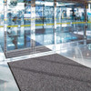 Entrance Mat, Polypropylene, 3-8 in Thick, Gray, 4 ft W x 8 ft L  231S0048GY