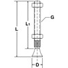 De-Sta-Co Swivel Foot Spindle,3/8-16,0.63,3.06 468206
