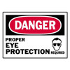 Brady Danger Label,Instruction,5 In. W,PK5, 86210 86210