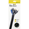 Wrap-It Storage 10 Ft. x 3-4 In. Black Mesh Cable Sleeve 400-SM-10x75BL 566565