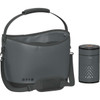 RovR Products KeepR 16 Liter Beverage Tote Caddy with Ice Bucket, Charcoal
