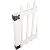 41-1-2 In. W. x 3 Ft. H. Spaced White Vinyl Picket Gate 160278 759213