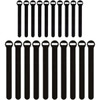 Wrap-It Storage 5 In. & 8 In. Black Self-Gripping Cable Ties (20-Pack) 420-48BL